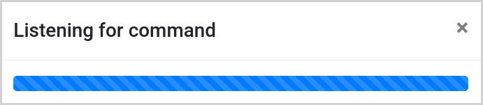 Listening for command